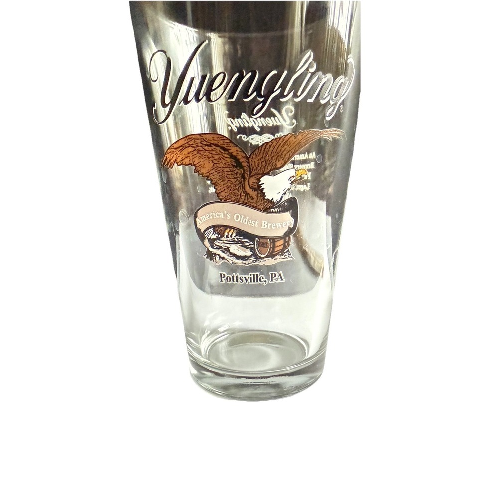 Yuengling Logo Beer Glass Pottsville PA USA